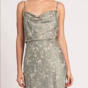 Jenny Yoo Dhalia Bridesmaid Dress Sage Green- NWT